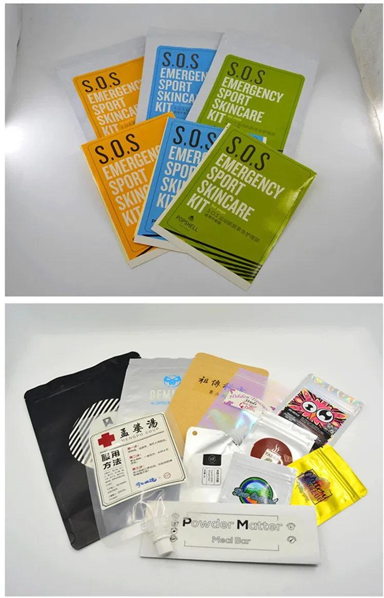 Order Fast link Price Custom Printing Pouches Boxes Woven Labels Hang tags Die-cut Stickers Logo Production Christmas Gift Bag view 5