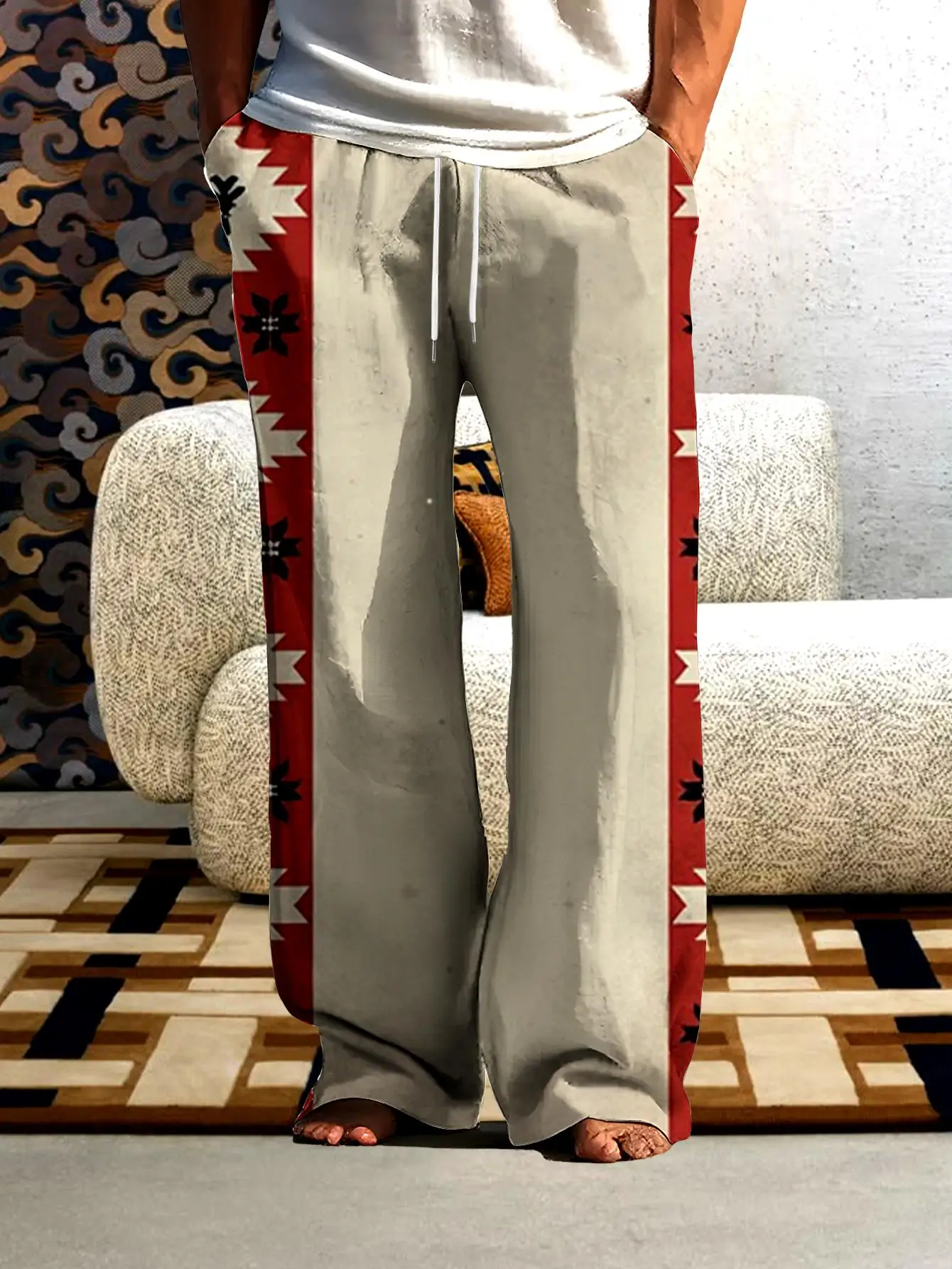 Men's Casual Pants 2026 Summer 3D Printed sport sweatpants  cargo pants Quick drying Pants Polyester four seasons New pants