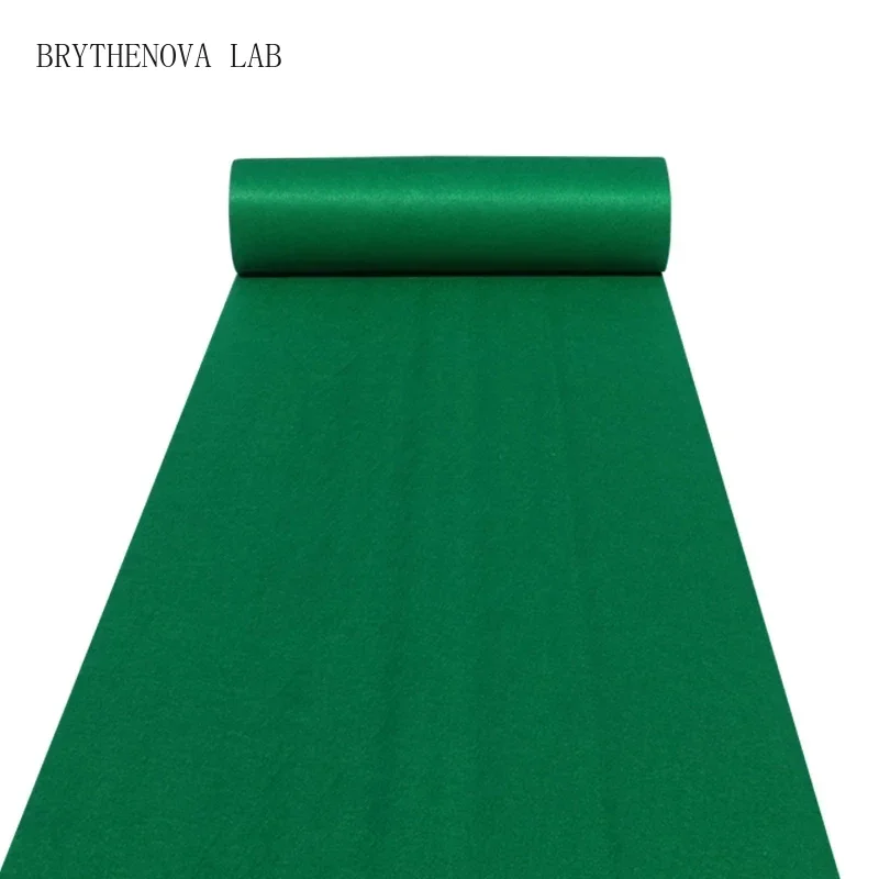 Long Corridor Carpet Green Disposable Thickened Stage Welcome Outdoor Wedding Celebration Carpet Non-slip Exhibition Activities