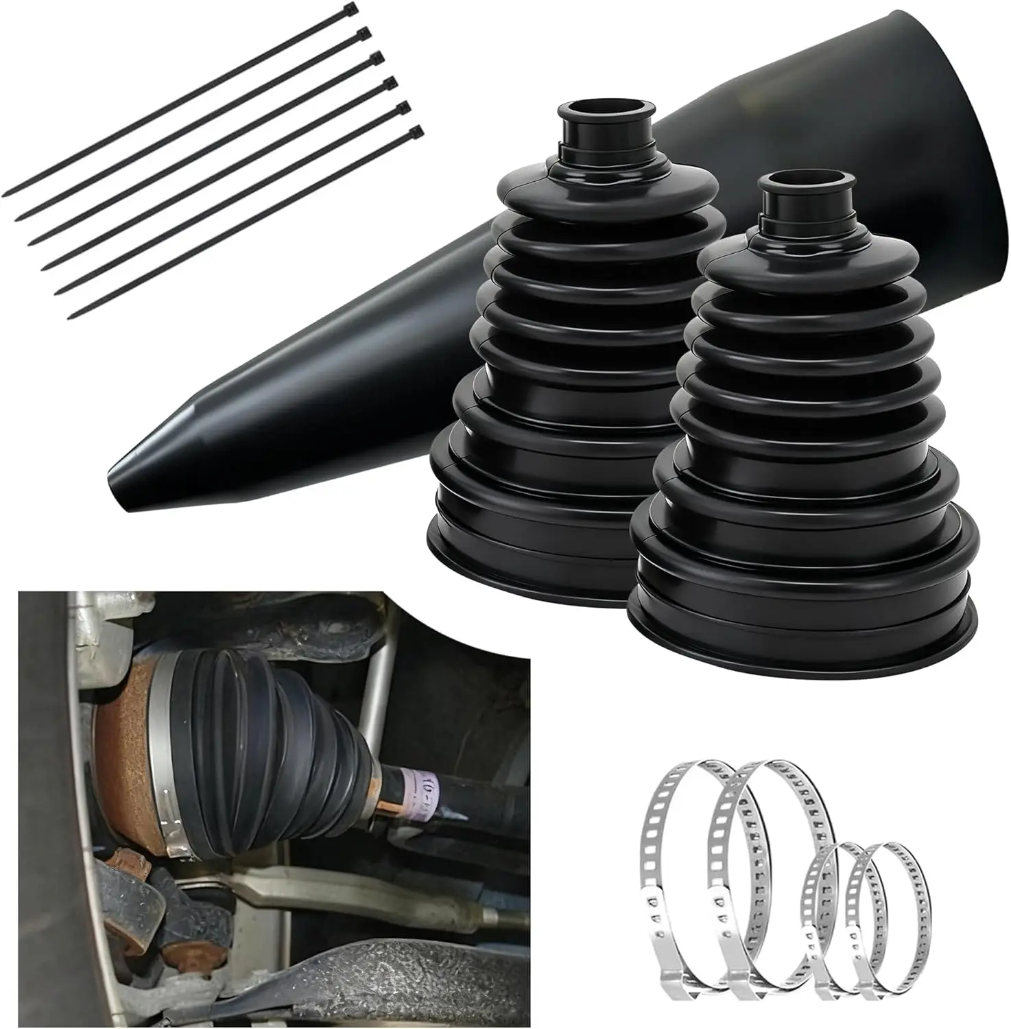 

2 шт. Ремкомплект CV Boot с расширительным инструментом, силикон для валов 20-25 мм, универсальная пылезащитная посадка