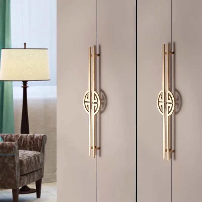 New Chinese Style Furniture Handles Gloden Handles for Cabinets and Drawers Kitchen Drawer Handles Handle Furniture China