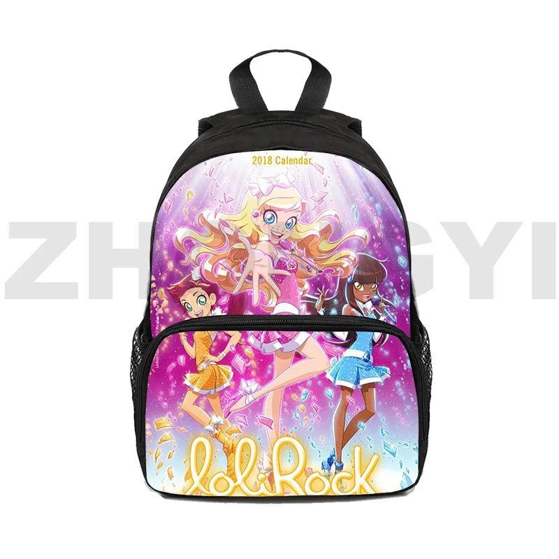 12/16 Inch Mini Back Pack Children Cartoon Lolirock Backpacks Travel 3D Cartoon Lolirock School Bag Anime Kindergarden Mochila