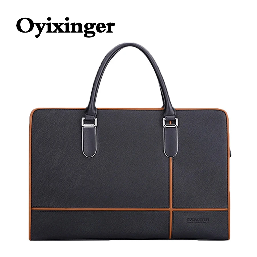 OYIXINGER Man's Business Briefcases Low Price Limited Defective Men's Messenger Bag For 14 Inch Laptop Computer Bags Clearance