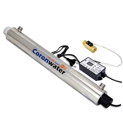 Coronwater 6GPM Ultr aviolet Water Filter SDE-025 With Flow Switch For Household Water Purifier