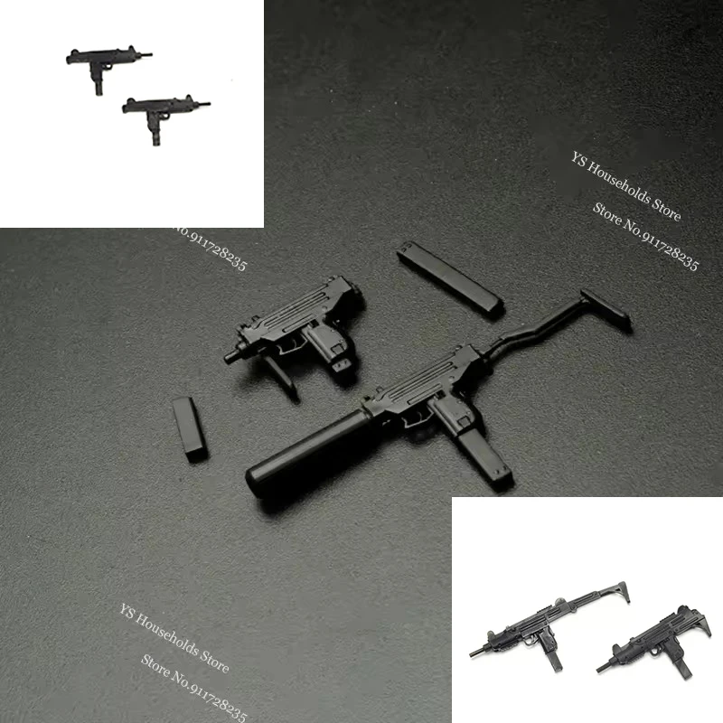 

1/12 UZI MINi Soldier Static Model Gun Toys Special Forces Miltary Figure Tools Accessory Fit 6" Action Figure Scene Ornament