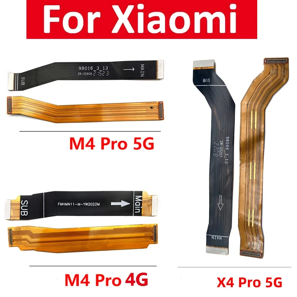 NEW Mainboard For Xiaomi Poco F2 Pro F1 F3 X3 M4 X4 X5 Pro 4G 5G X3 GT Motherboard FPC LCD Main Board Connector Flex Cable Part