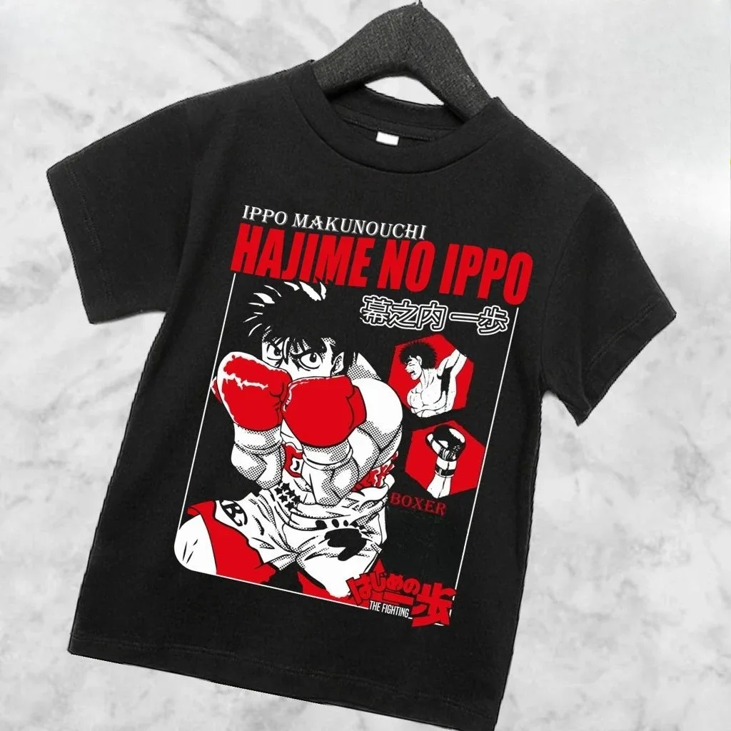 

Hajime no Ippo Anime Tee Merch T-shirt Merch Men Short Sleeve Tee Unisex Tops Clothes Causal Female Y2K Tops