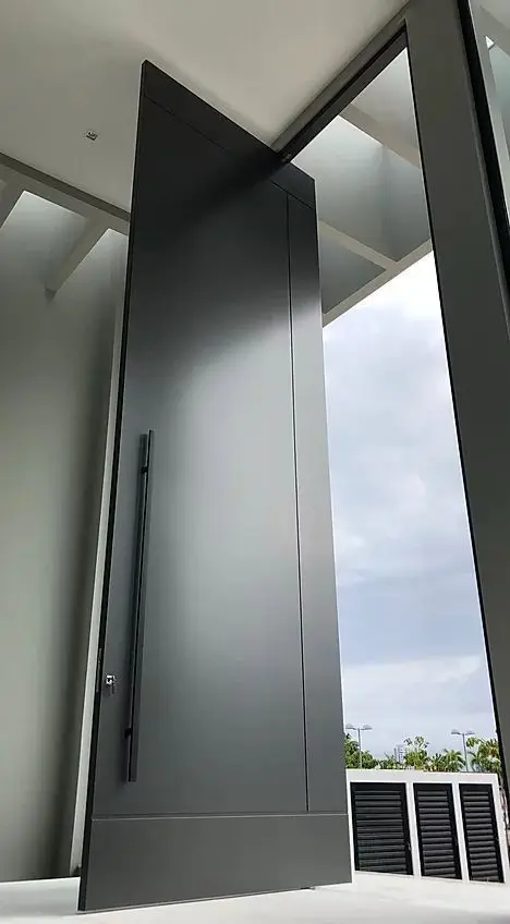 

Entry Aluminum Pivot Door Rotating Aluminium Front Doors Entry Exterior Pivot Doors Front Door Applicable To Various Scenarios