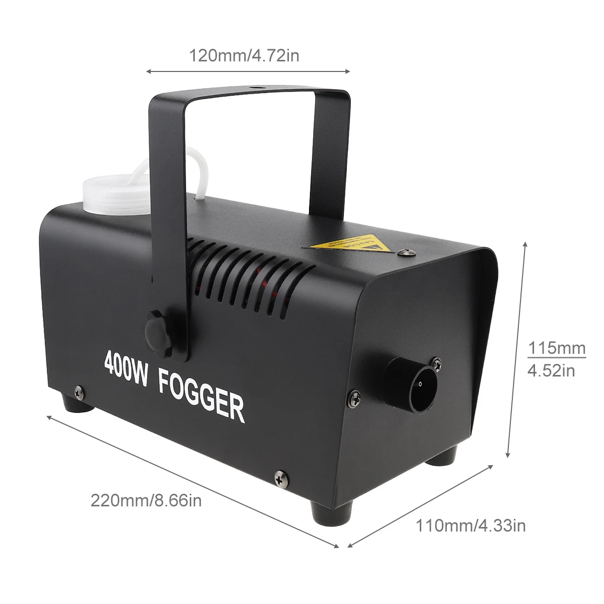 Draad Controle 400W Kap Rookmachine Professionele Rookmachine Ejector Met Afstandsbediening Fit Voor Bruiloft/Stage/bar/Ktv