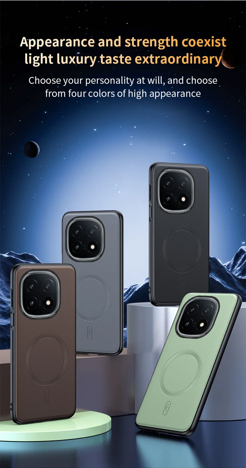 Für VIVO IQOO 15 Hülle Magnetische Leder-Schutzhülle Für VIVO IQOO 15 Anti-Fingerabdruck Rutschfest PC+TPU – Detail 7