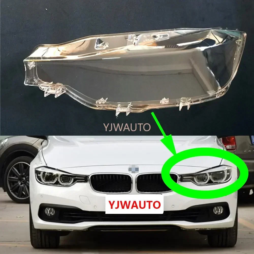 For BMW F30 F35 3 Series 2016 2017 2018 2019 Headlamp Cover Car Headlight Lens Glass Replacement Front Lamp Auto Shell