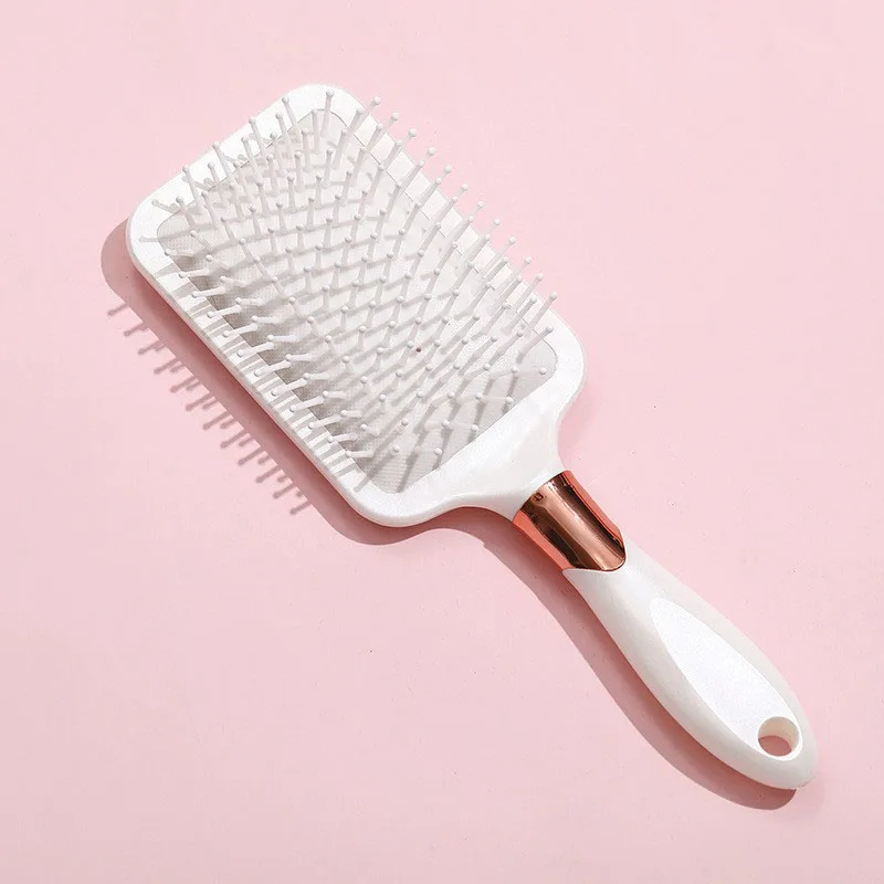 وسادة هوائية بيضاء مشط ABS والنايلون وسادة هوائية مكافحة ساكنة مجلس المنزلية مشط وسادة الهواء مشط