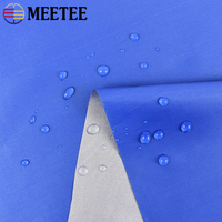 1/2/4M Meetee 140cm 210T Silver Coated Waterproof Fabrics for Sewing Tent Car Umbrella Shade Dust-proof Cloth DIY Craft Material