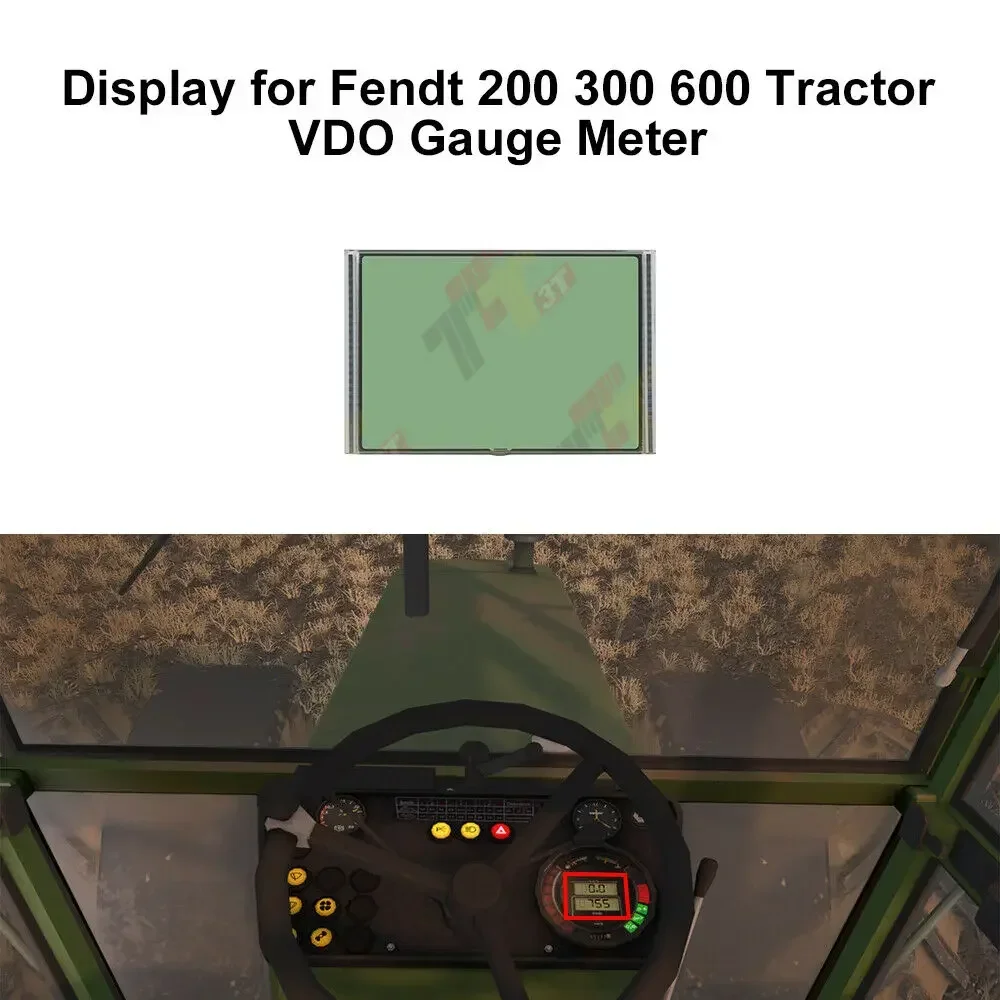 

ТОЛЬКО дисплей экрана для Fendt 200 300 600, трактор VDO, замена ЖК-дисплея прибора