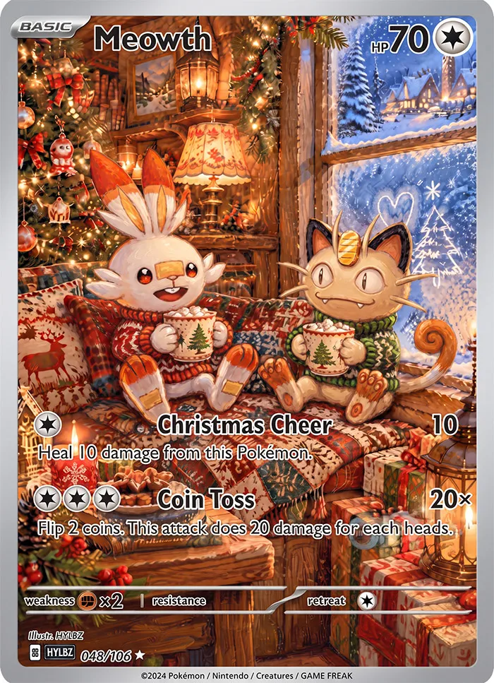 5Pcs Trading Cards Holo Full Art Collectible Custom Collectible Hobby Fan Gift for Kids Meowth Eevee Present Hobby