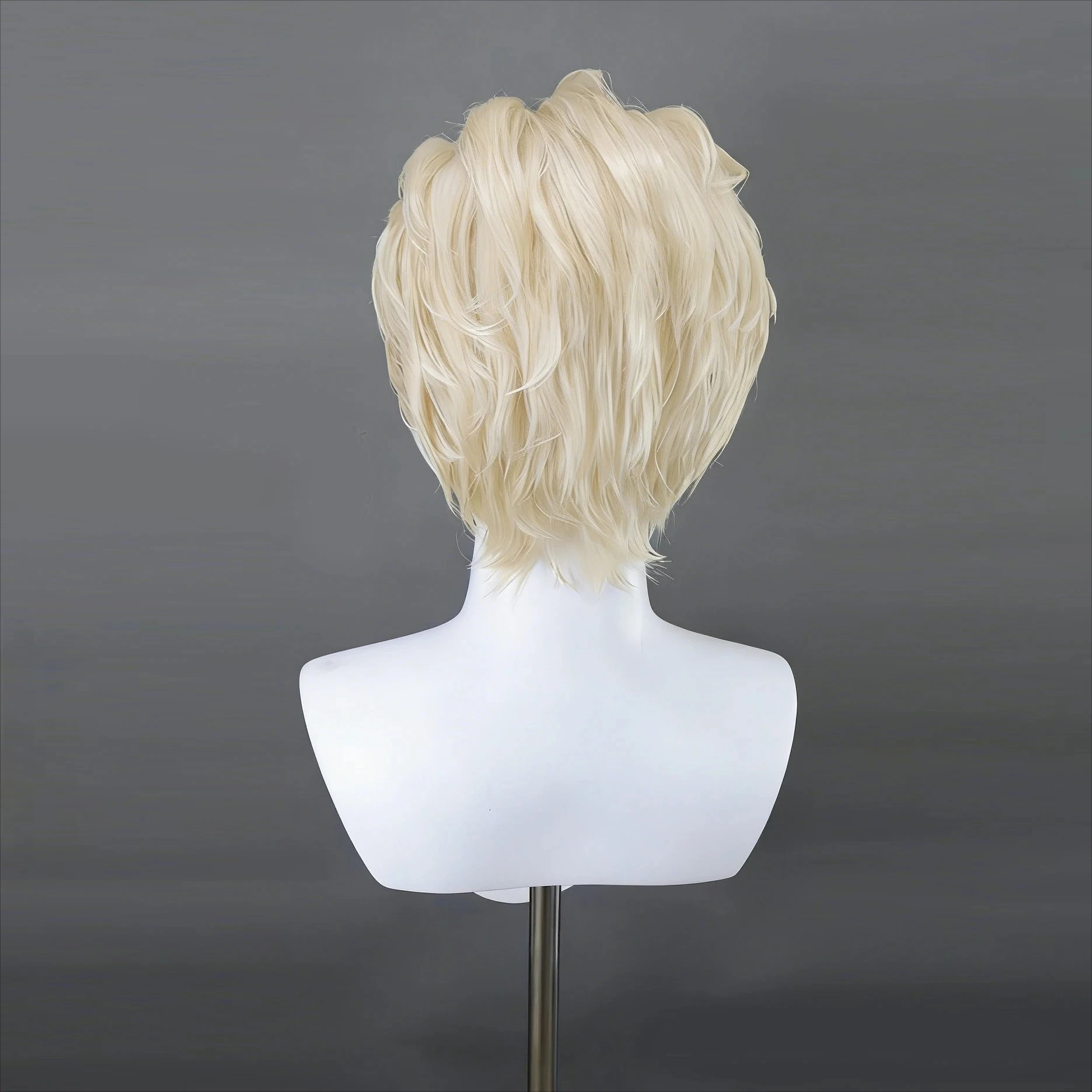 Alexander Anderson Cosplay Wig Heat Resistant Synthetic Anime Costume Hair for Halloween Carnival Role Play