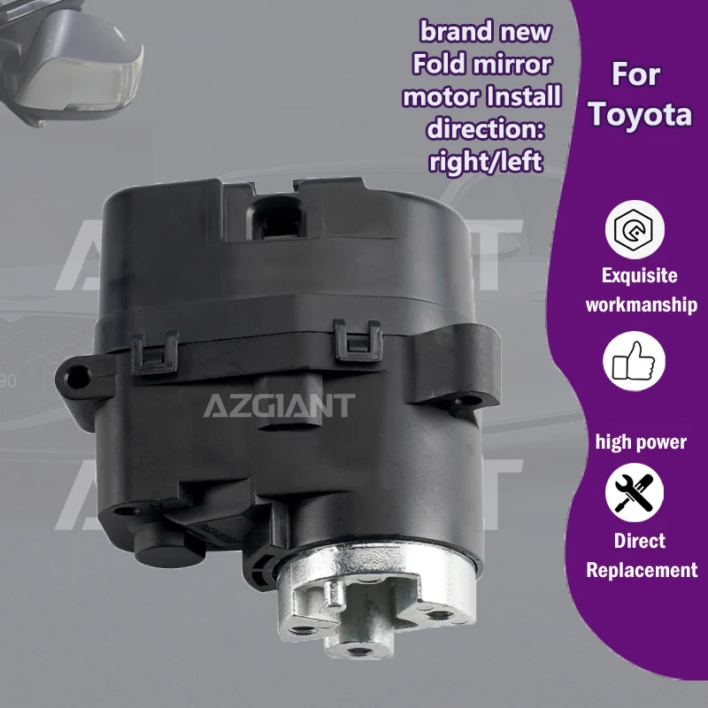 

AZGIANT For Toyota RAV4 XA40/Prius MK3 MK4/Avanza F650 Veloz Car Rearview mirror folding inner pure copper 12V motor accessories