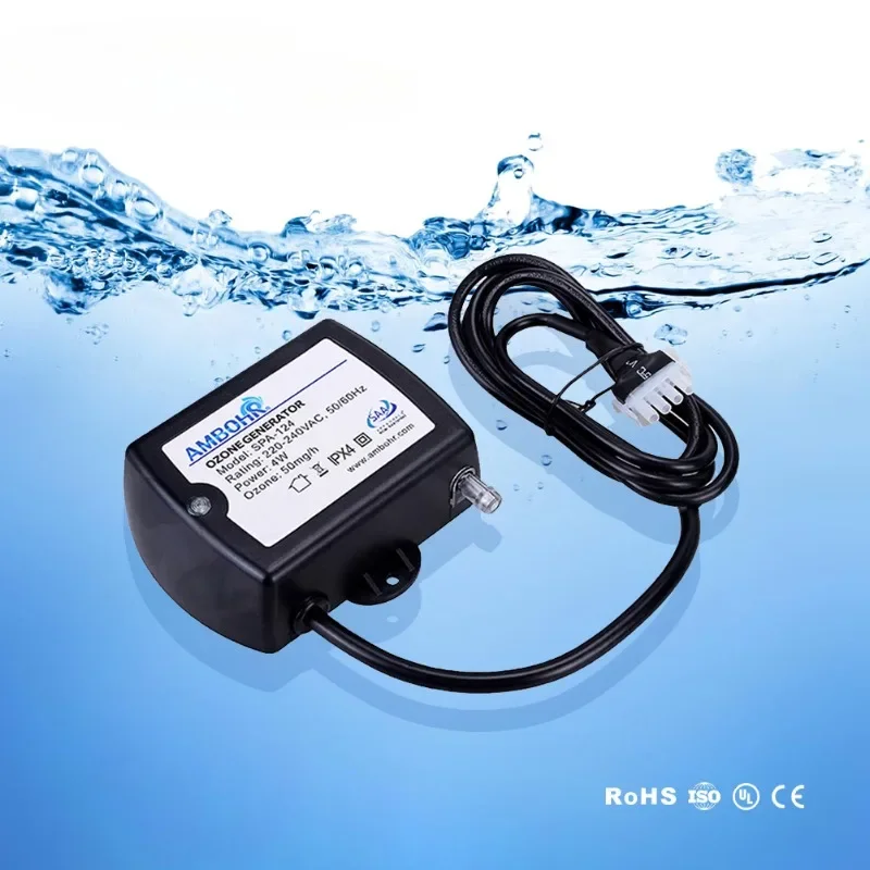 

AMBOHR SPA-124 110V 100mg US plug for Cold Plunge Water Filter Ozone Generator For Spa