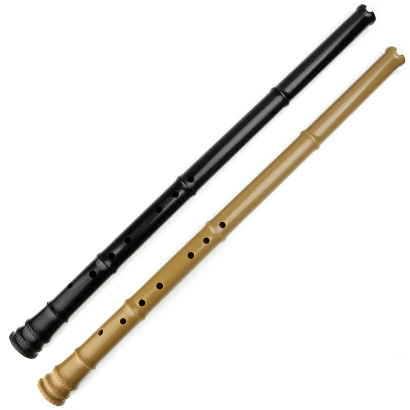 Nan Xiao 8 Holes Vertical Blowing Chinese Xiao Flute ABS Plastic Musical Instruments Traditional Woodwind G/F Key Big Head
