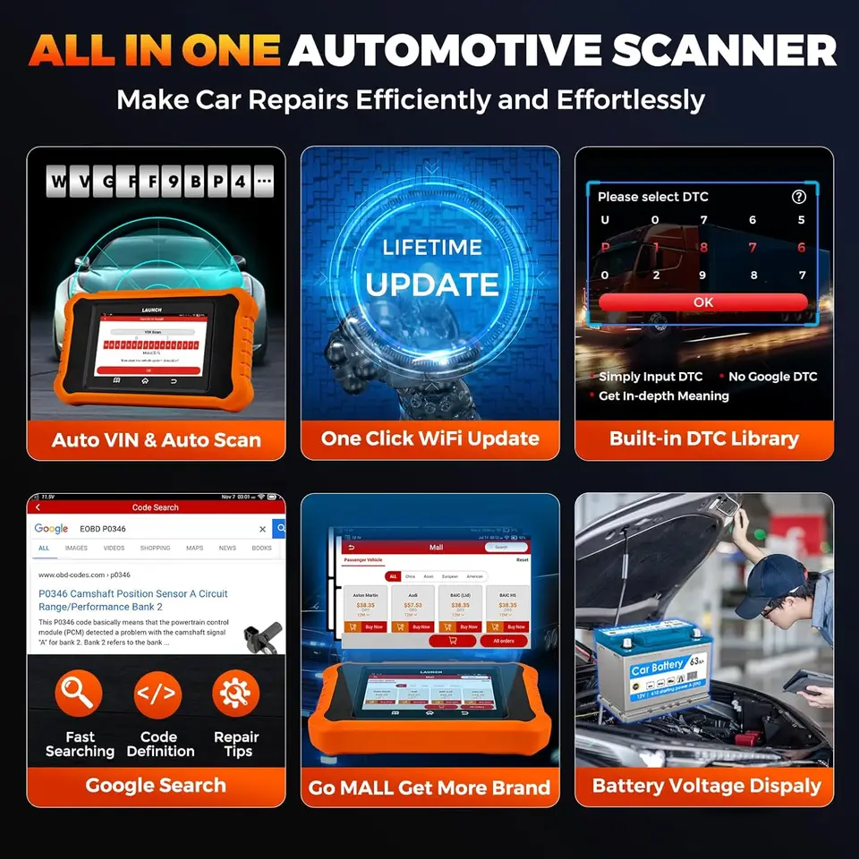 ジャガー・ランドローバー用] LAUNCH Creader Elite V3 オールシステム