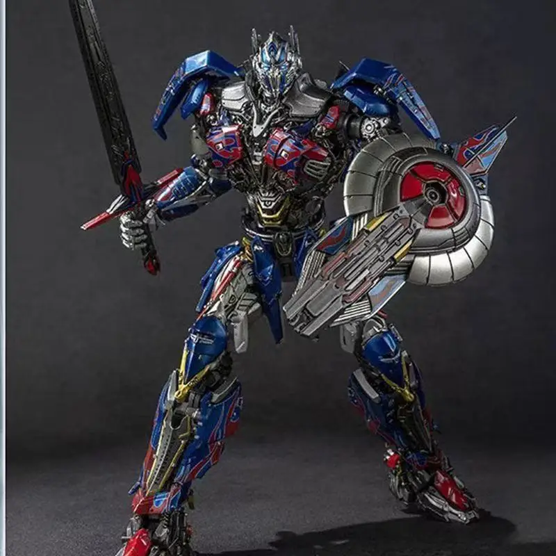 Transformacja: Ostatni Rycerz AMK PRO Series 20cm Optimus Prime Metalowy Model do Składania Figurka Akcji Zabawka Prezent Dostępny