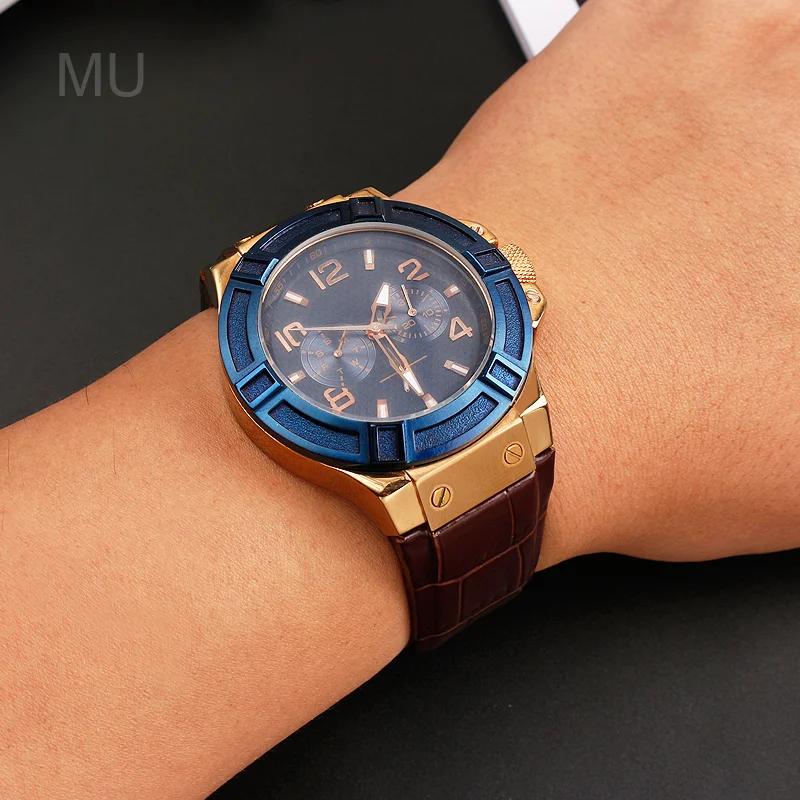 For Guess Top Layer Cowhide Watch Strap W0040G3 W0040G5 W0247G3 High Quality Genuine Leather Watchbands