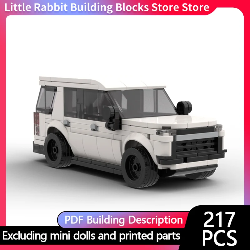 City Car Model MOC Building Bricks All-Size Sport Utility Vehicle Modular Technology Gifts Holiday Assemble Children Toys Suit