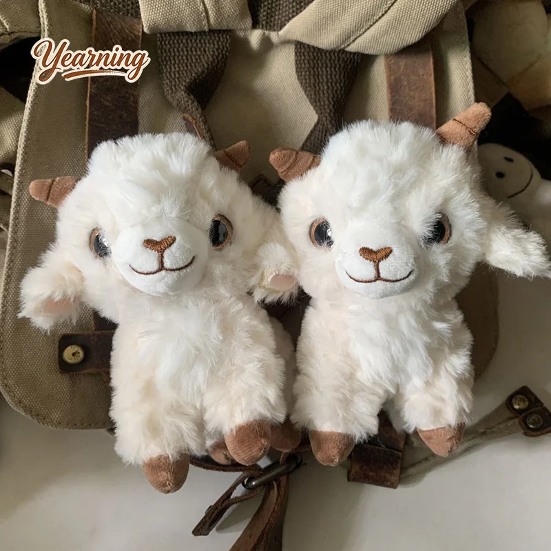 Cute Cartoon Dopamine Little Sheep Pendant Ornament High Value Niche Bag Charm Car Hanging Decoration