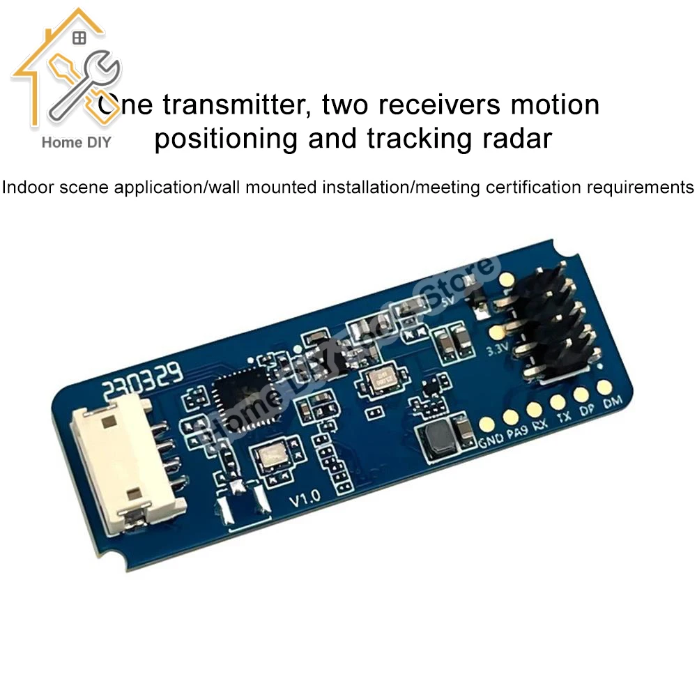 Radar Sensor Module HLK-LD2450 Human Presence Motion Radar Sensor Module Non Contact Monitoring Detector Sensor