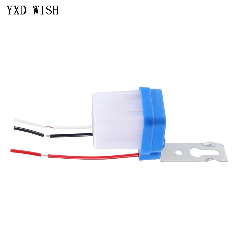 10pcs AS-10 12V 24V 36V 48V 220V Automatic Switch Light Sensor Automatic Switch Photoelectric Waterproof Light Switch Controller