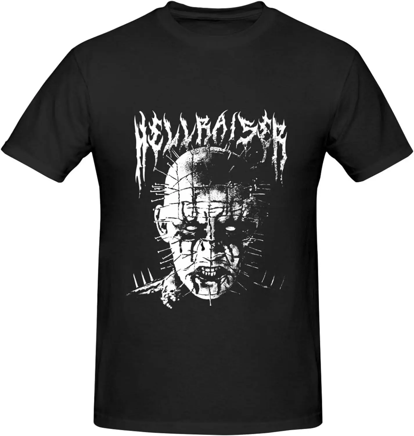 Hellraiser Men's T-Shirt Basic Short Sleeve Tee Fashion Classic Youth Memory Casual Top