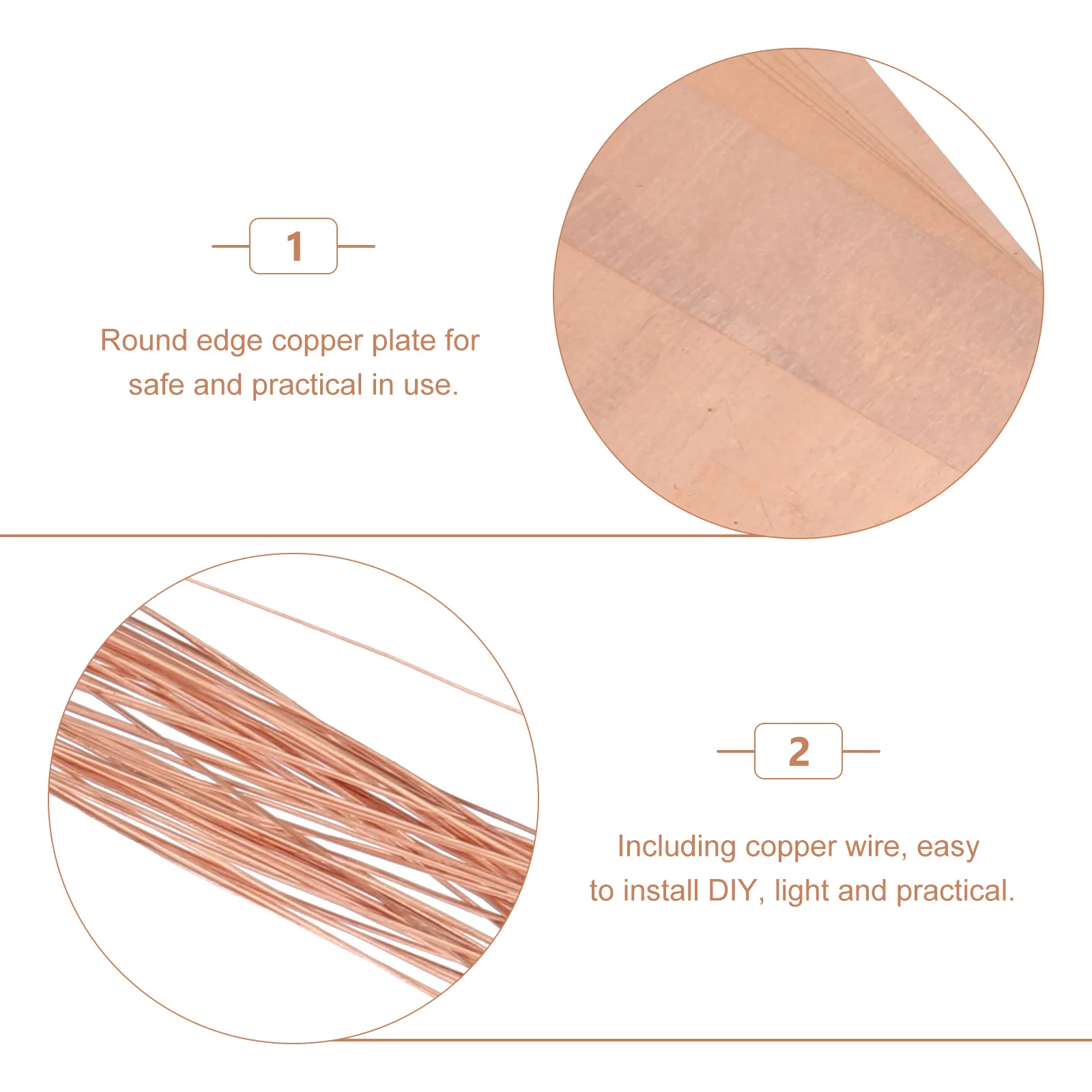 

30 set Copper Plant Labels Round Metal Garden Flower Tag For Vegetable Garden Kids Gardening Rose Gold