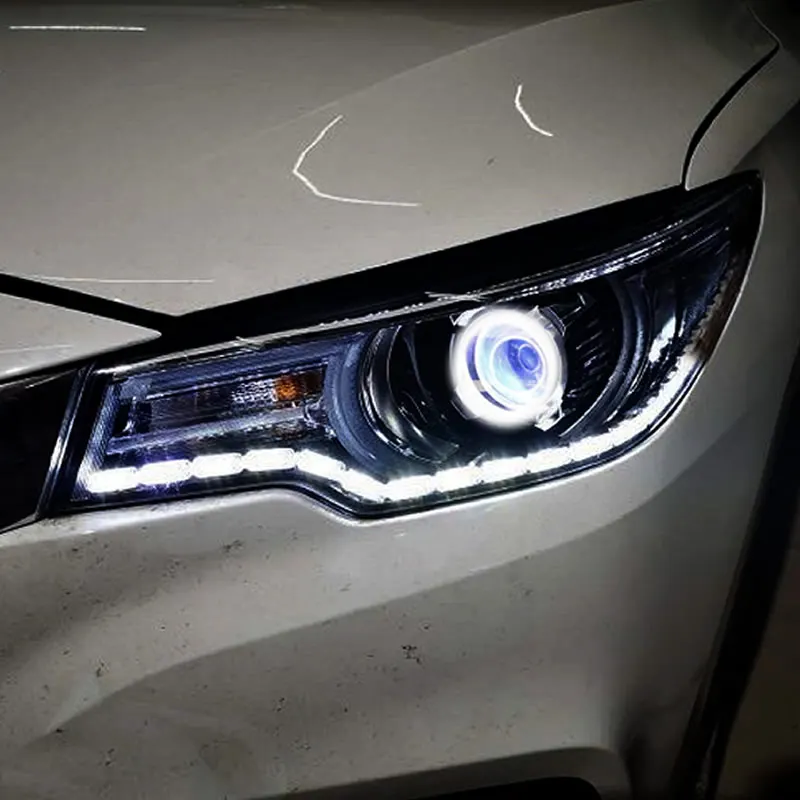 Customized Full LED Headlights For MG ZS Bi-xenon Projector Lens Front Lamps With DRL