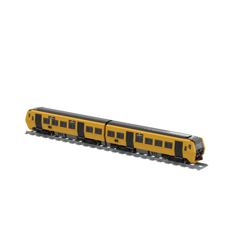 City Railway Station Dutch Passenger Train NS DM90 MOC Building Blocks Carriage Tracks Assembly Model Children\'s Brick Toys Gift