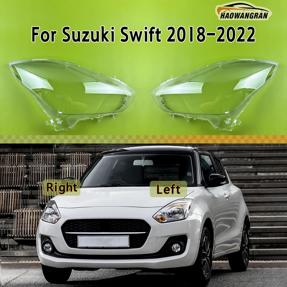 

Front Headlamp Cover Transparent Lampshade Plexiglass Replace Original Lens Shell For Suzuki Swift 2017 2018 2019 2020 2021 2022