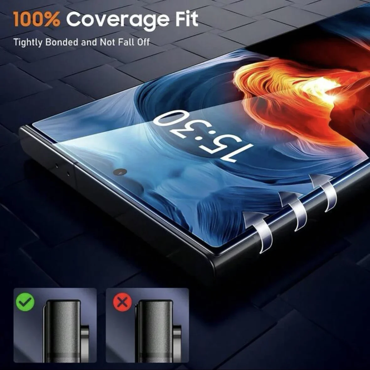 2Pcs For Samsung Galaxy S24 Ultra S23 S22 S21 Plus Z-fold 5 4 3 A55 A32 A54 A33 A35 5G Screen Protector Tempered Glass With Kit