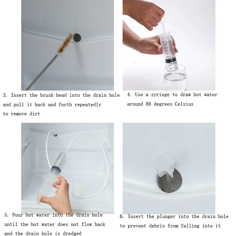 Car Sunroof Door Windshield Cleaning Brush Drain Hole Is Blocked Refrigerator Drain Hole Drain Pipe Unblocker Cleaning Tools Kit