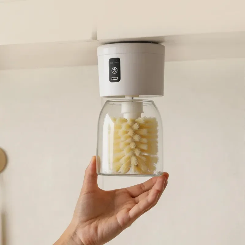 For Electric Multi-functional Cup Cleaning Brush for Glass and Tea Cups Non-dirty Hands Suspended Design Efficient Cleaning