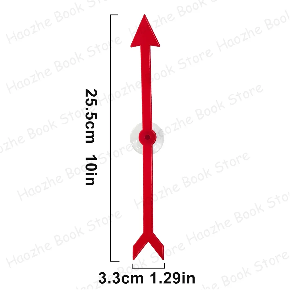 10 Inch Arrow Game Big Spinners Plastic Suction Cup Board Arrow Toys for School Event Home Party Using Board Spinner Montessori