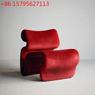 

Скандинавское современное дизайнерское кресло необычной формы, изогнутое, для отдыха, для гостиной, мебель для демонстрационных залов