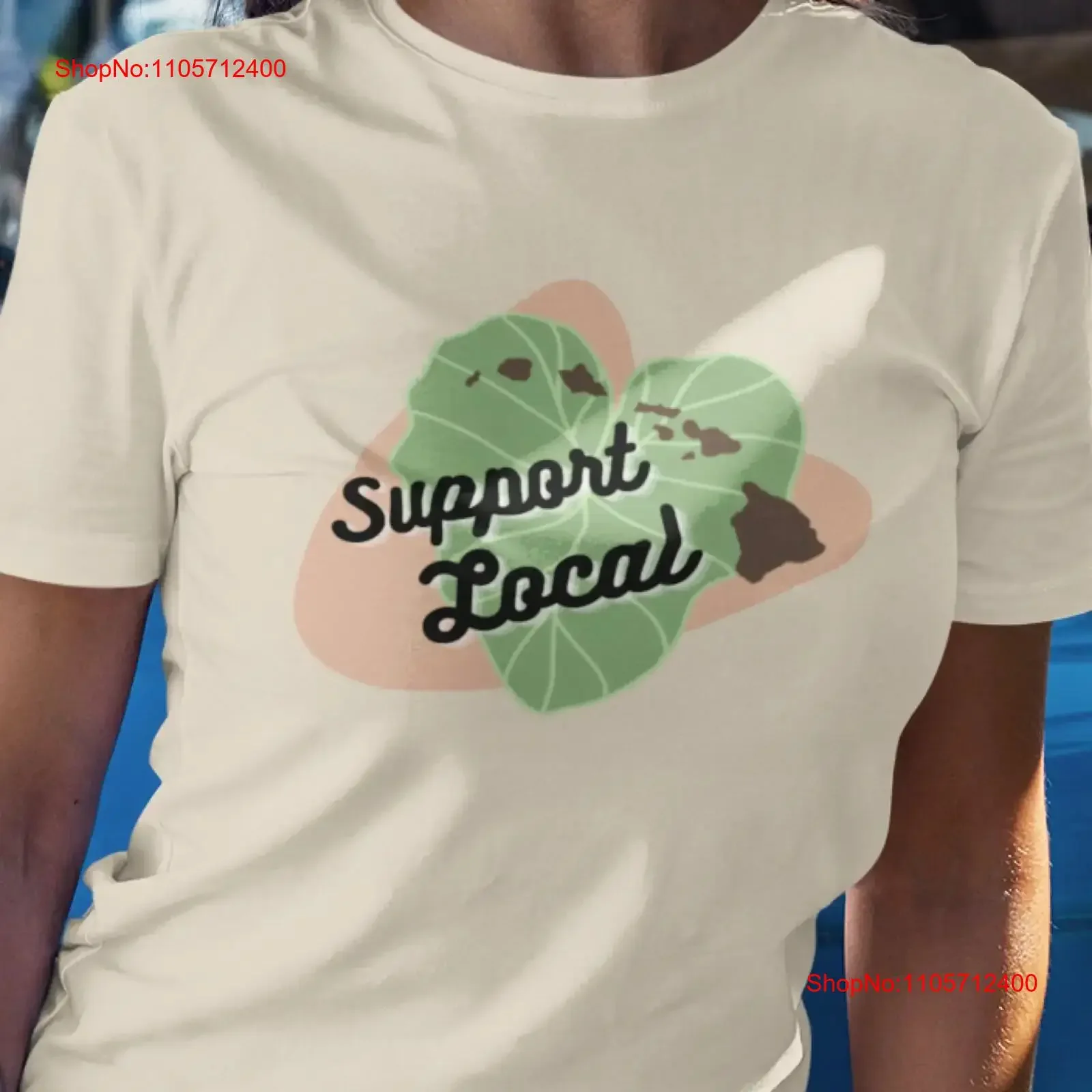 Hawaii Support Local T Shirt Sustainable Farmers Businesses vintage Washed homme graphic Casual fashion streetwear Slightly