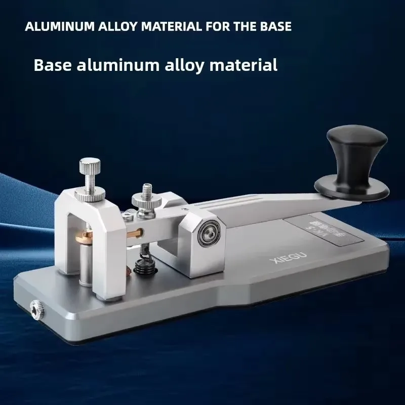 xiegu-vk-5-mini-shortwave-radio-aluminum-alloy-automatic-cw-electric-key-35mm-interface