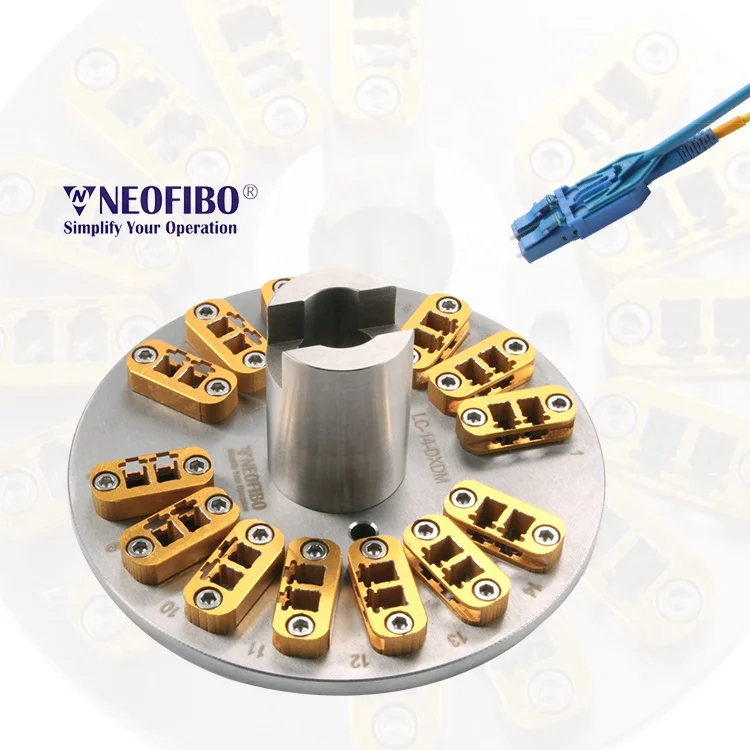 LC-14-DXDM Uniboot Adapt to Domaille Polishing Machine Used for Connector Fiber Optic Polishing Fixture