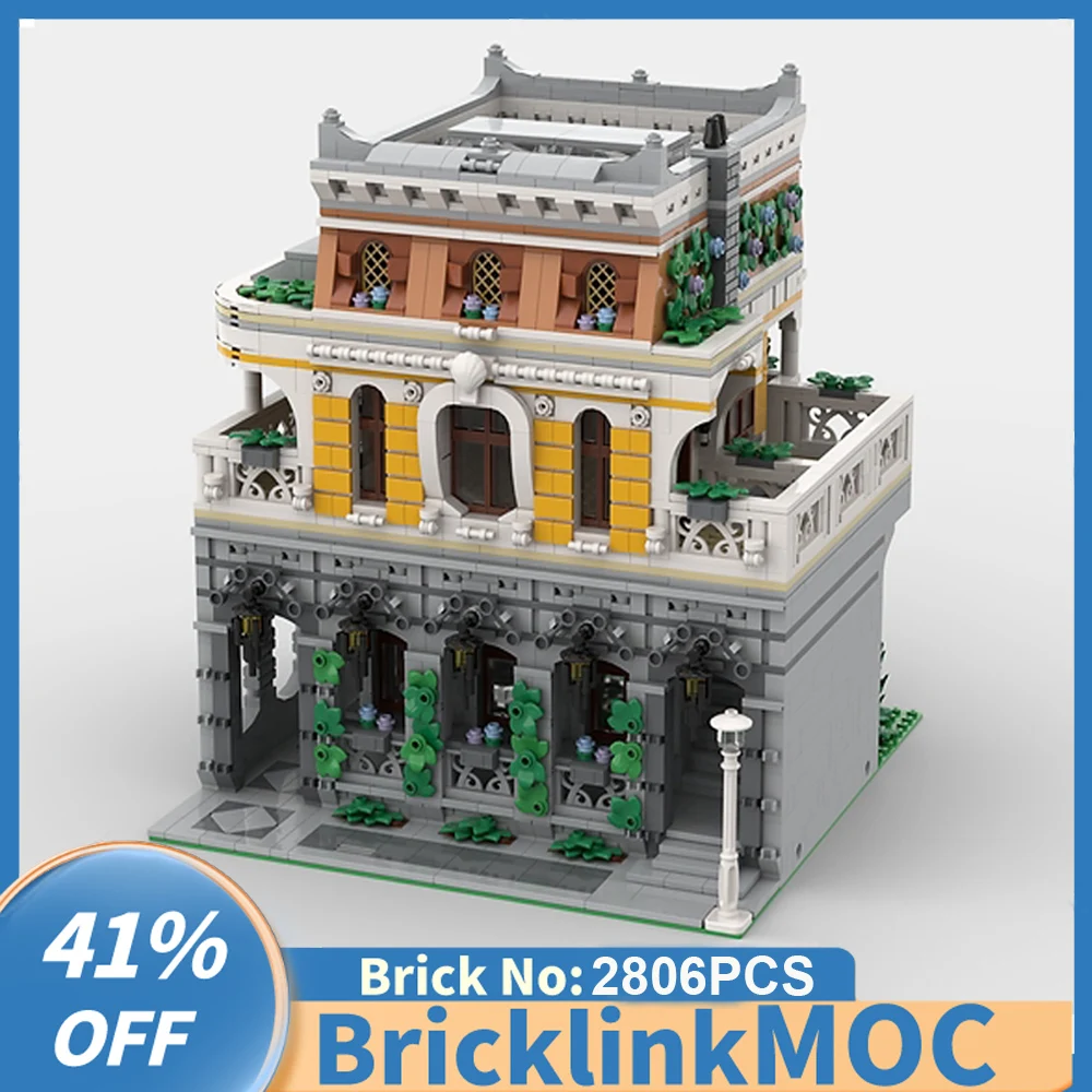 

NEW 2806PCS City Hot Selling Street View Moc Modular Corridor building DIY creative ideas Children Toy birthday Gift Blocks