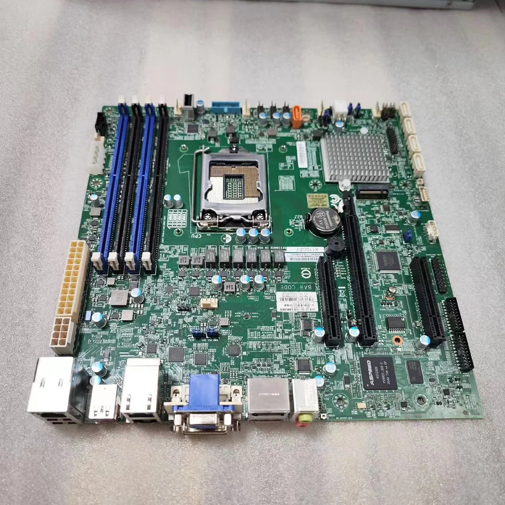 Para placa-mãe supermicro servidor uATX intel c246 LGA-1151 ddr4 X11SCZ-F