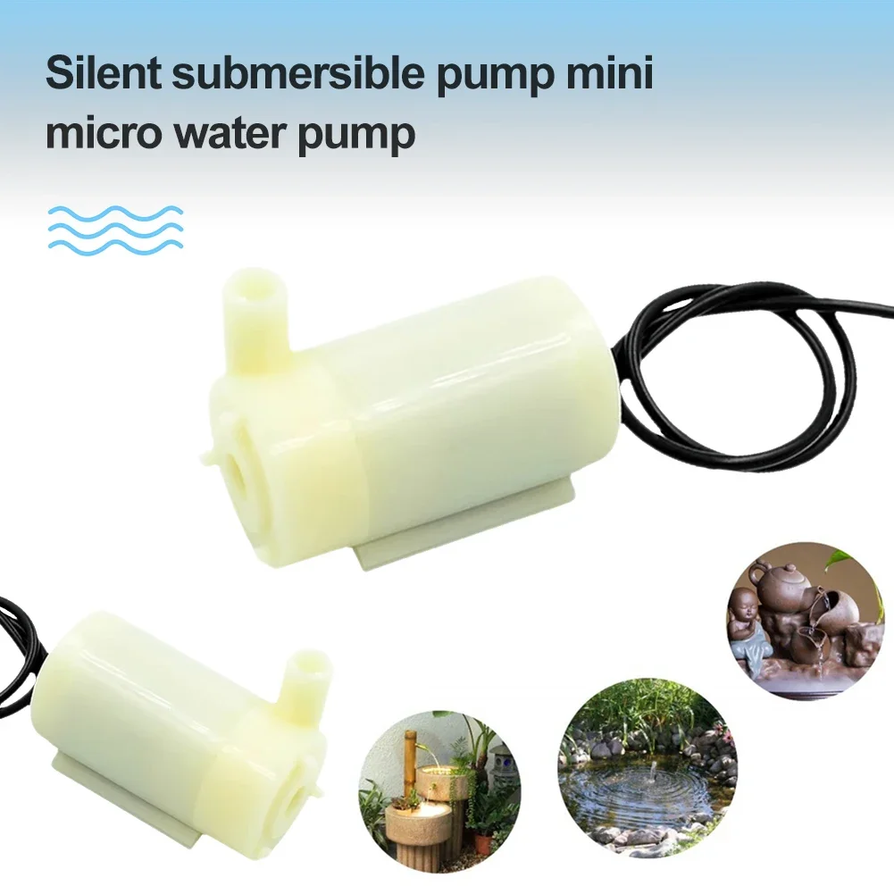 Dc 3V 5V pompa dell\'acqua sommergibile in miniatura pompa di aerazione per animali domestici acquatici adatta per acquari fontane per acquari