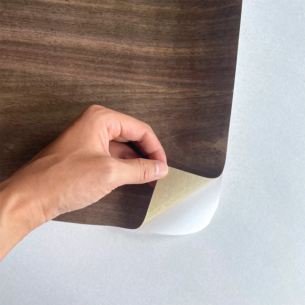 OMUKI Self Adhered Adhesive backing Wood Veneer Furniture Wardrobe Table Car interior Speaker Guitar Handmade DIY Wooden Crafts