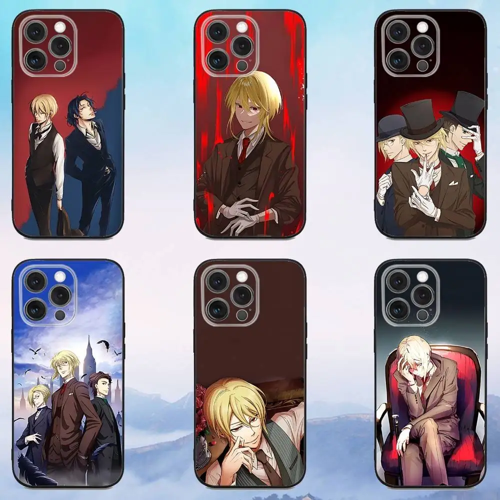 

M-Moriarty The William Phone Case For iPhone 16e,16,15,14,13,12,11,Pro,X,XS,Max,XR,Plus,Mini Soft Black Cover