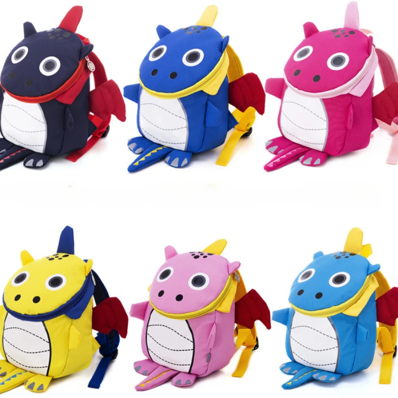 Baby Harness Backpacks Infant  Toddler Backpack School Bags Kids Bags for Girl Cute Backpack Cute Cartoon Dinosaur Backpack Sac