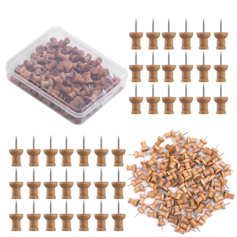 قطعة دبابيس ضغط الخشب الفلين لوحة إعلانات الإبهام المسامير خريطة دبابيس الرسم دبابيس لعرض الصورة الملاحظات المذكرات ملفات